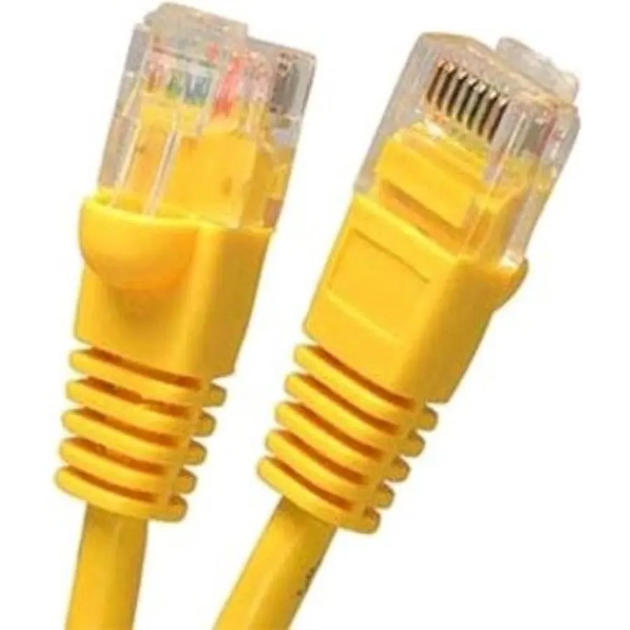 0E-C6YW76 CAT6 Patch Cable, 7' (2.1m), 6-Pack, Yellow