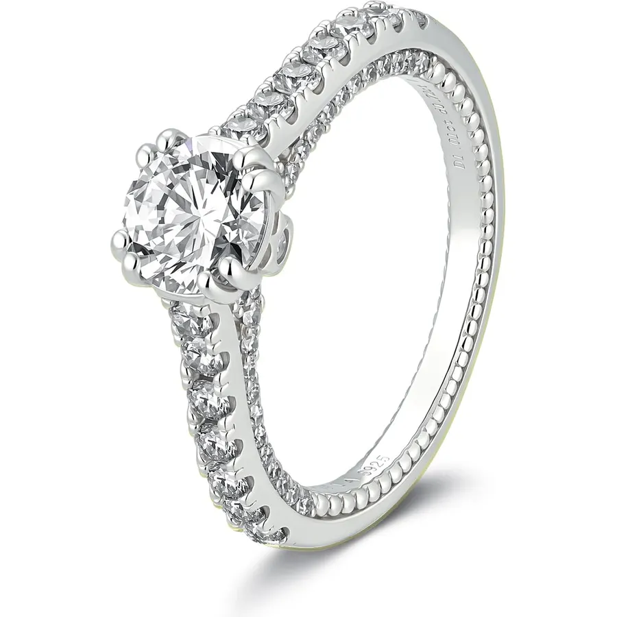 1.73 Carat Lab Grown Diamond Engagement Rings for Women