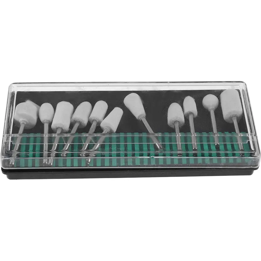 12 Pcs Wool Felt Polishing Wheel Bits for Drill Rotary Tool