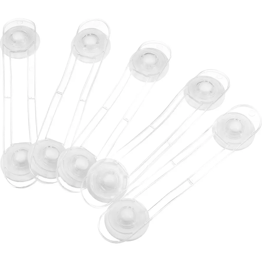 12pcs Childproof Cabinet Locks 16.5cm ABS Adhesive Safety Latches