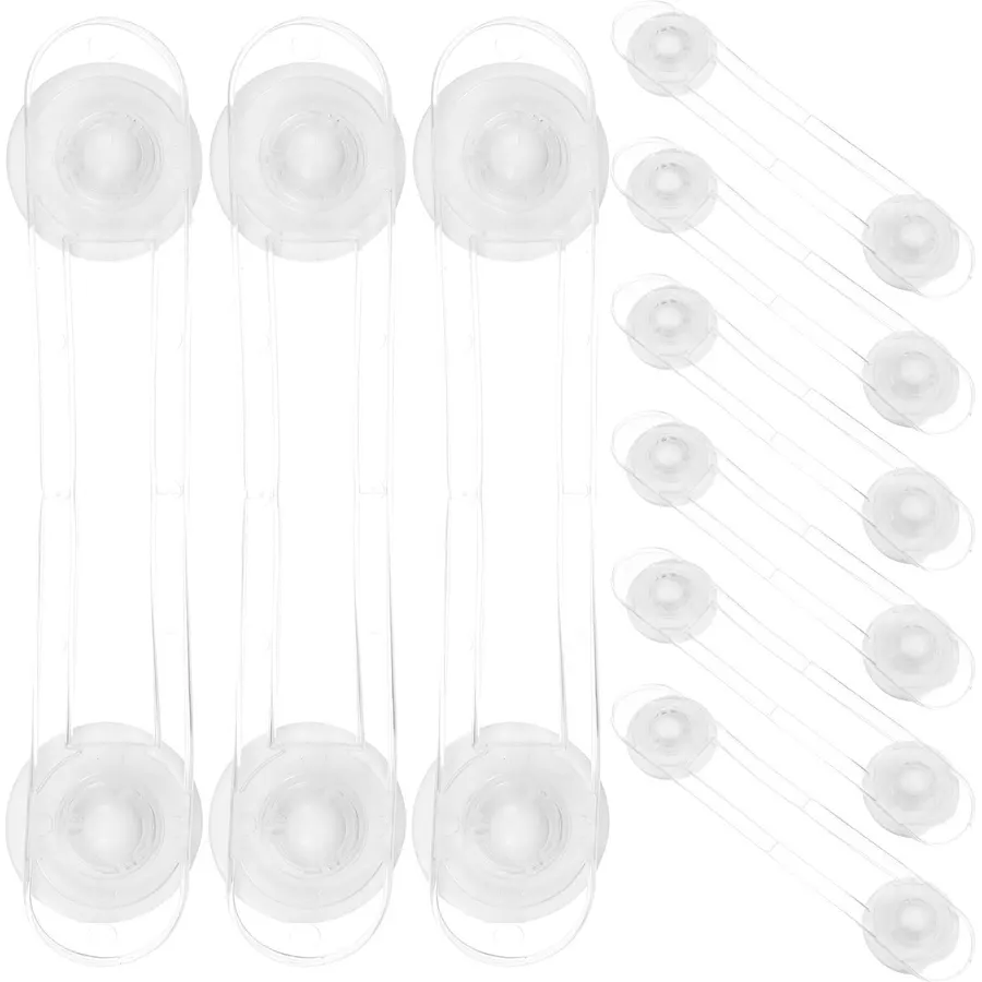 12pcs Childproof Cabinet Locks, 16.5cm ABS Safety Latches