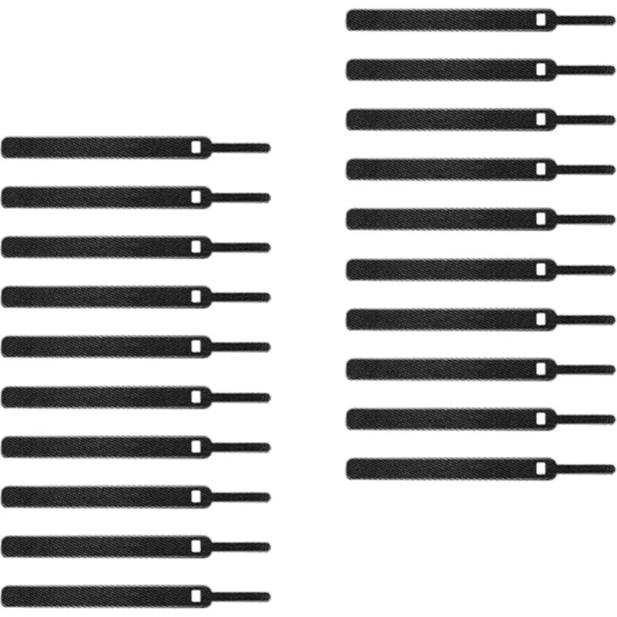 40pcs Cord Management Straps Nylon Cable Ties Wire Bundling