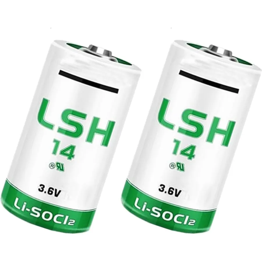 (2 Pcs) 5800mAh 3.6V LSH14 Battery Replaces for Size C LSH 14 LS26500 LS26500 Battery