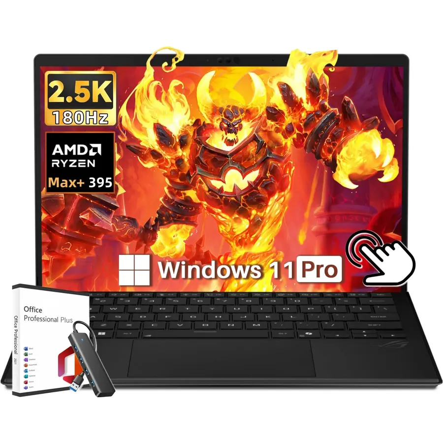 ASUS ROG Flow Z13 Gaming Laptop, AMD Ryzen Max+ 395, 64GB LPDDR5X 8000MT/s