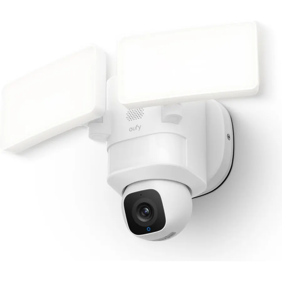 eufy Security Floodlight Camera E30, 2K, AI Detection and Tracking, 360 Patrol, 2,000 Lumens