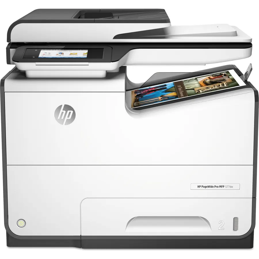 HP PageWide Pro 577dw Color Multifunction Business Printer with Wireless & Duplex Printing (D3Q21A)