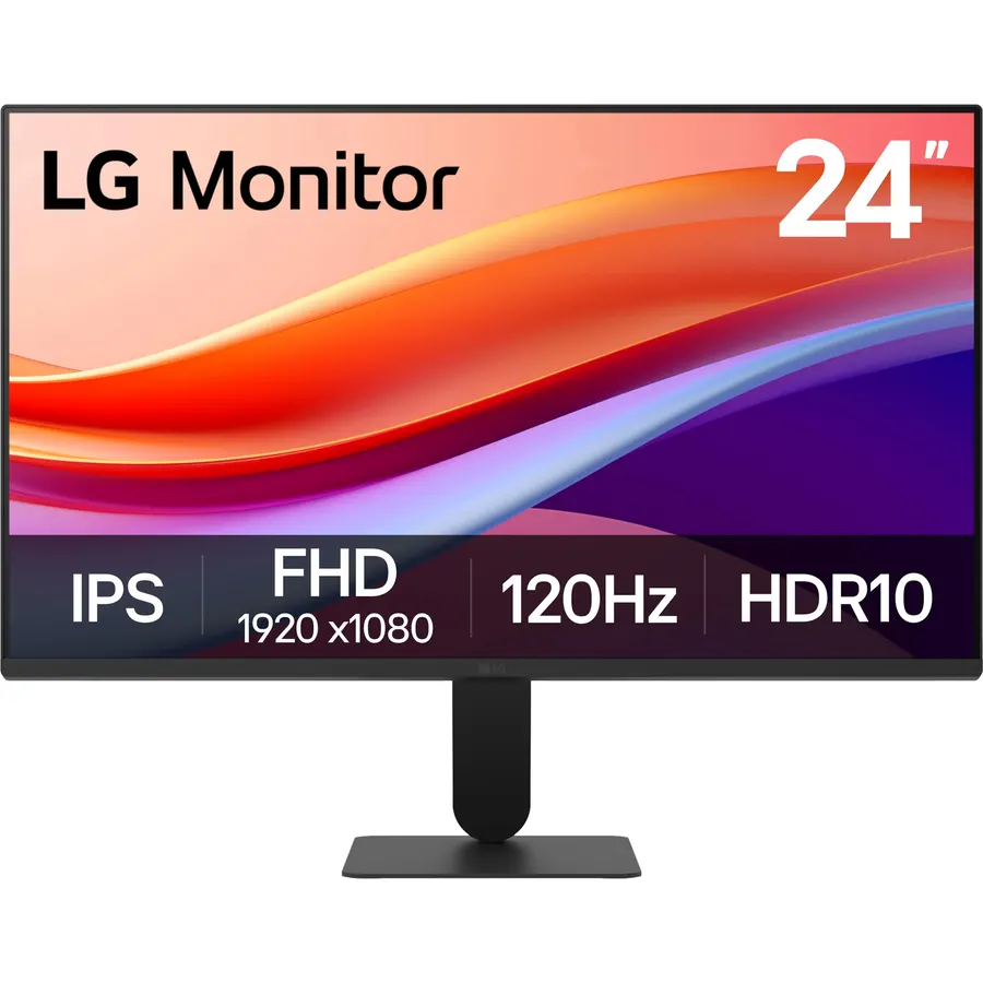 LG 24U411A-B 24-inch Full HD IPS Monitor, 120Hz, HDR10, 1ms MBR, Reader Mode, HDMI