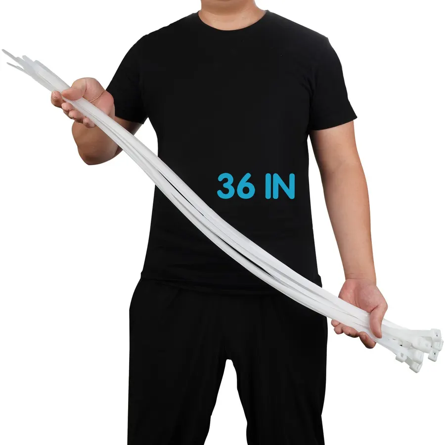 Long Zip Ties Heavy Duty 36 Inch, 220Lb Strong Large Cable Ties 60PCS