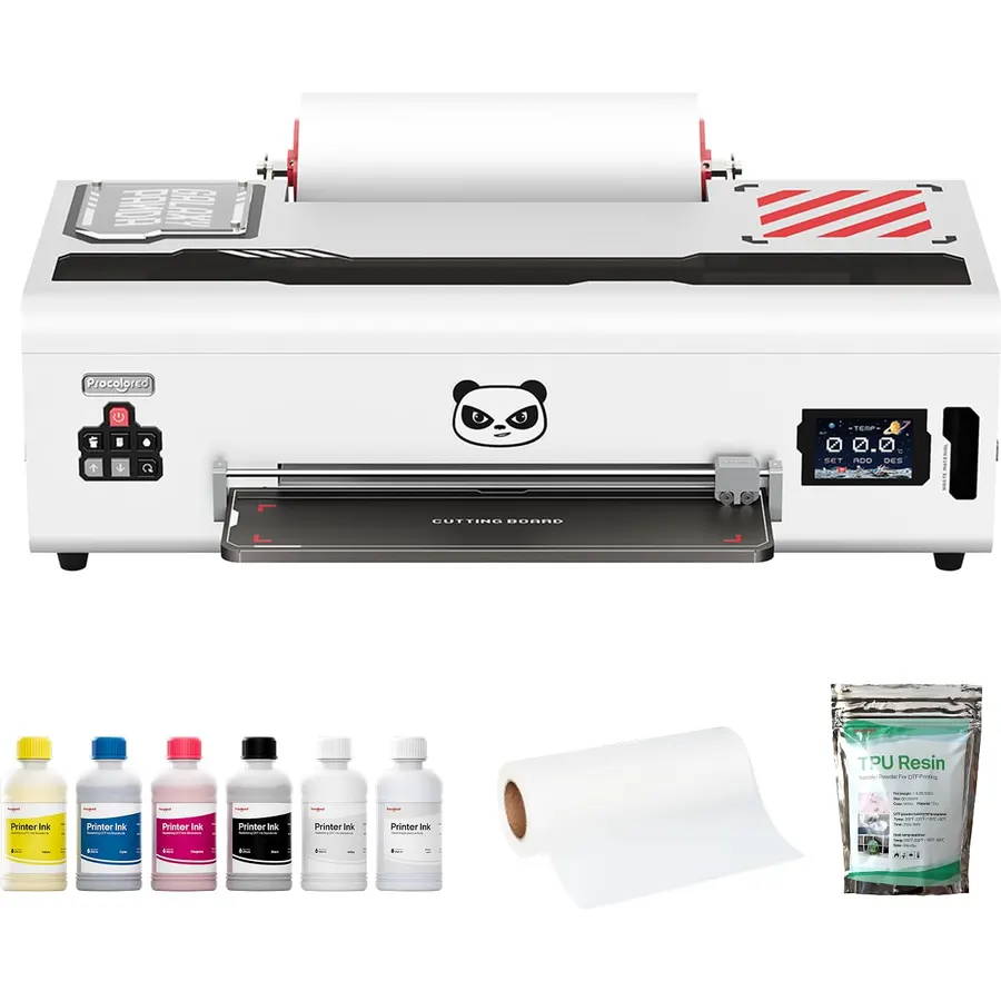 Procolored K13 Lite DTF Printer, 13" A3 Apparel Printer with LiteHead Technology, White Ink Circulation, Auto Cleaning, Color Accuracy & Multi-Fabric Printing