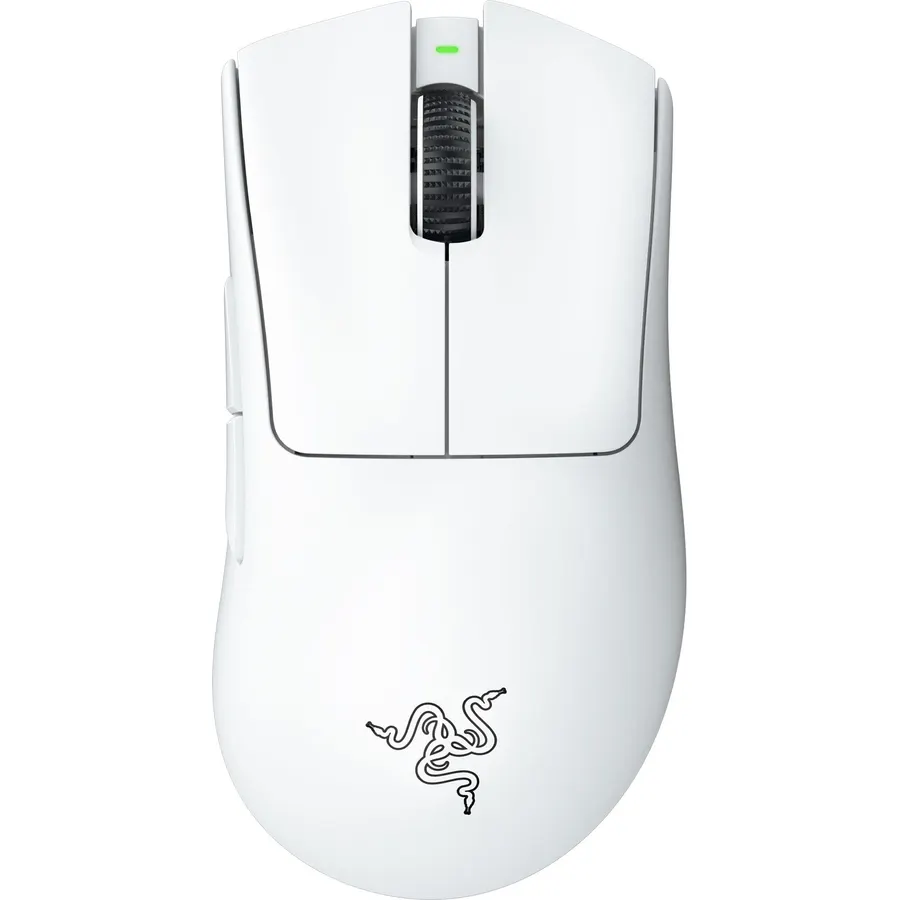 Razer DeathAdder V3 Pro Wireless Gaming Mouse, 64g, 90 Hr Battery, White