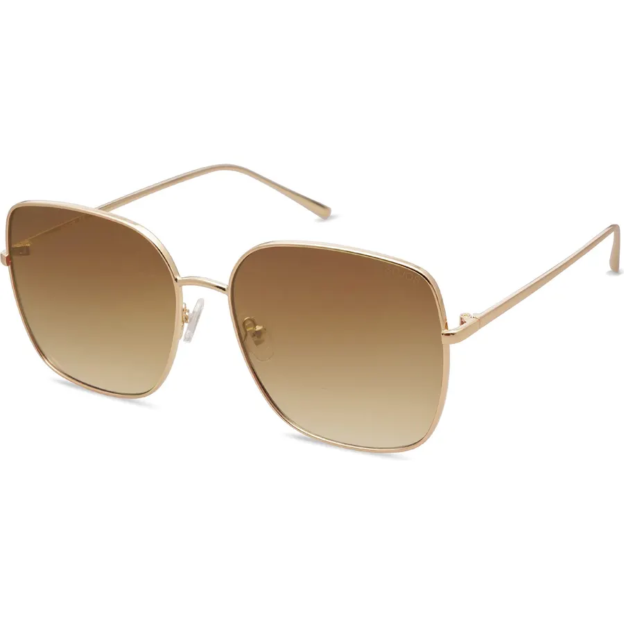 SOJOS Trendy Oversized Square Metal Frame Sunglasses for Women Men SJ1146