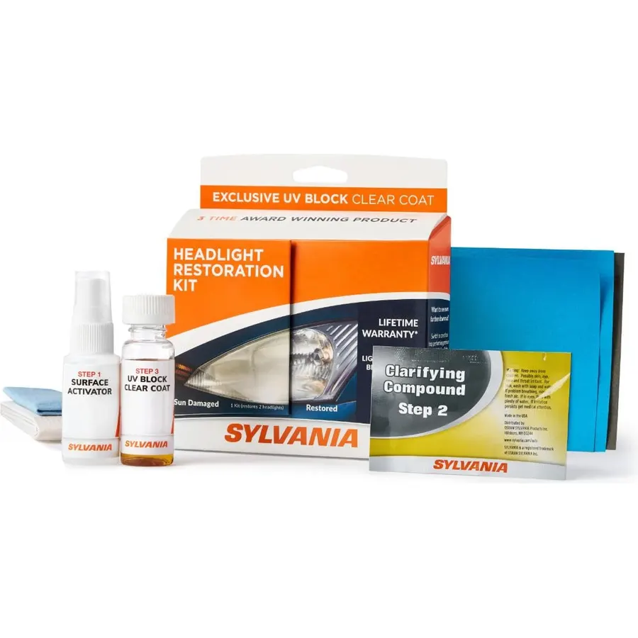 SYLVANIA Headlight Restoration Kit, Restores to Like-New Condition